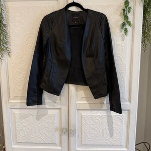 Dynamite Black Pleather Jacket